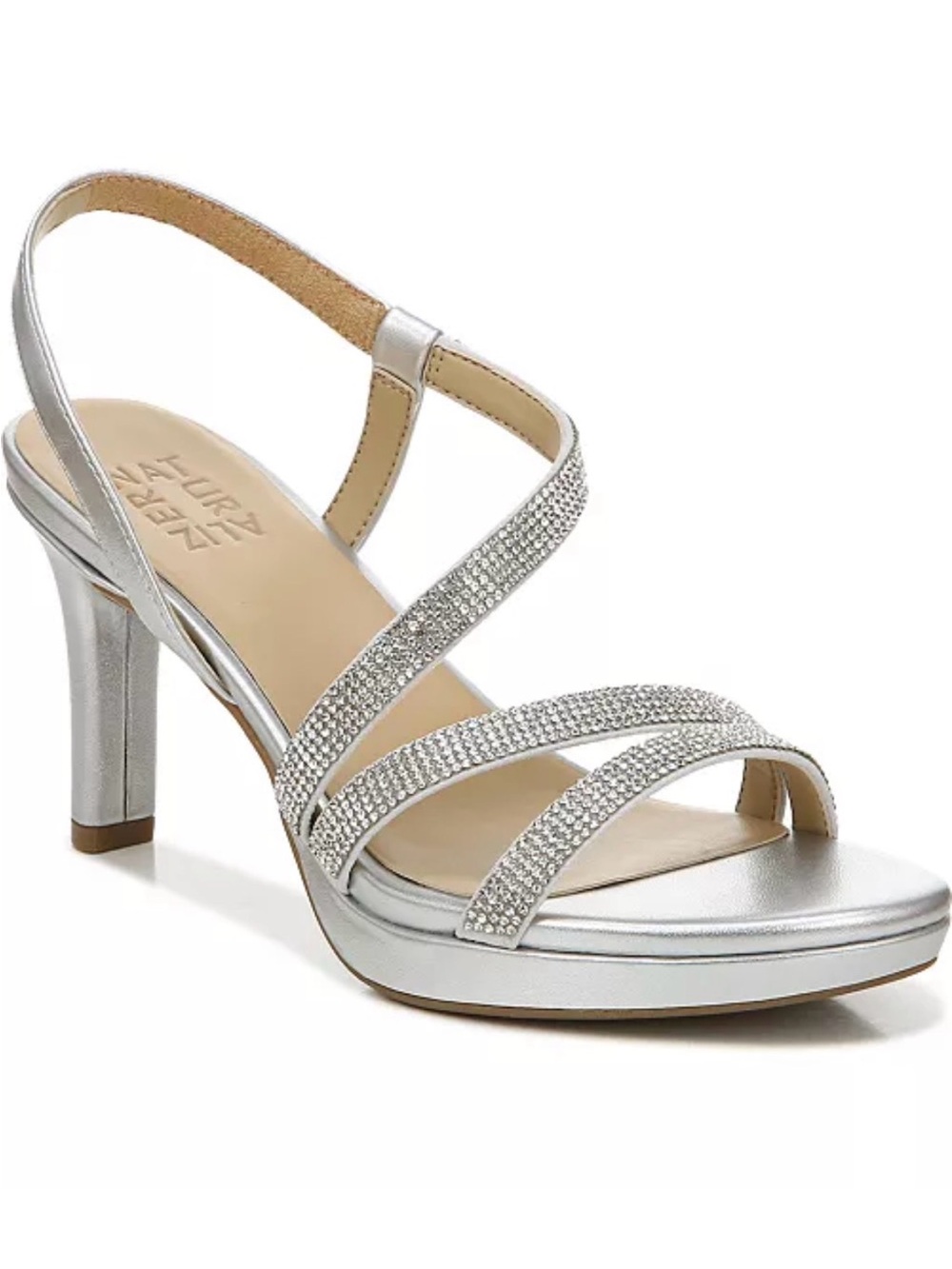 Great Condition Naturalizer Brenta2 Silver Women's Sandals size 7